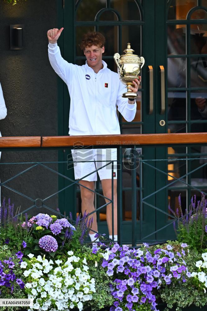 Jannik Sinner Wins His First Wimbledon Trophy - UK
