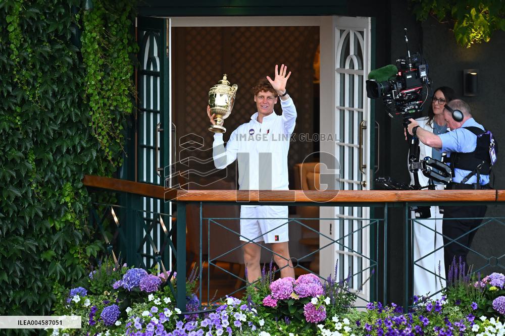 Jannik Sinner Wins His First Wimbledon Trophy - UK