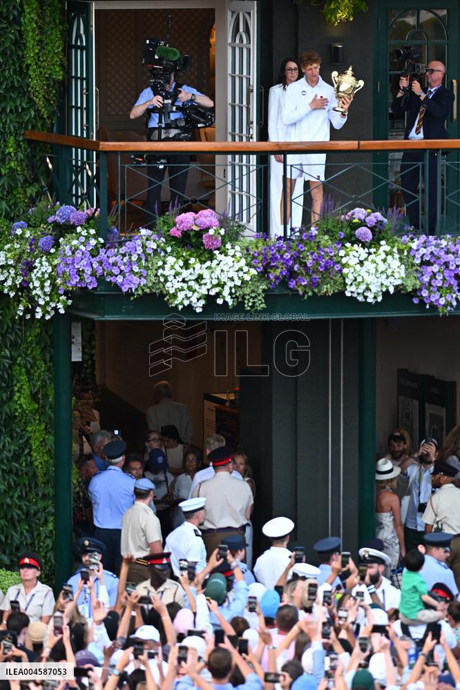 Jannik Sinner Wins His First Wimbledon Trophy - UK