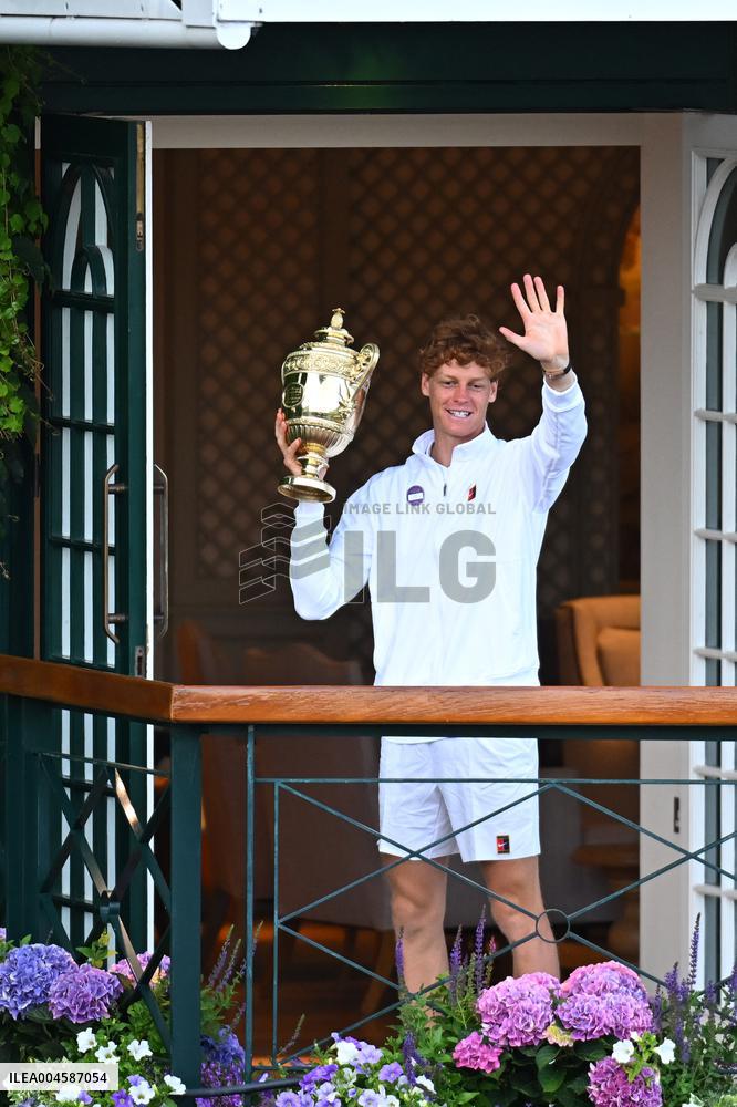 Jannik Sinner Wins His First Wimbledon Trophy - UK