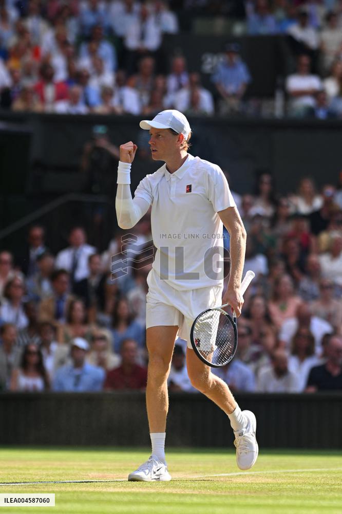 Jannik Sinner Wins His First Wimbledon Trophy - UK