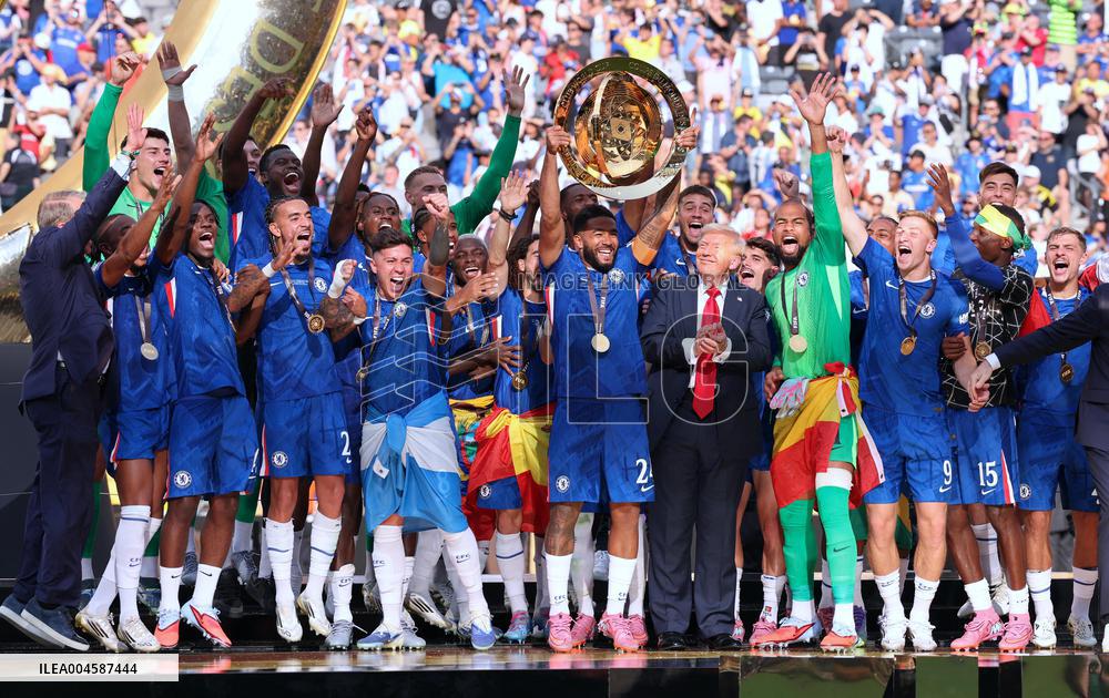 Chelsea Celebrate Club World Cup Win With President Trump
