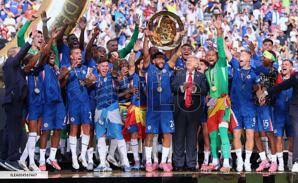 Chelsea Celebrate Club World Cup Win With President Trump