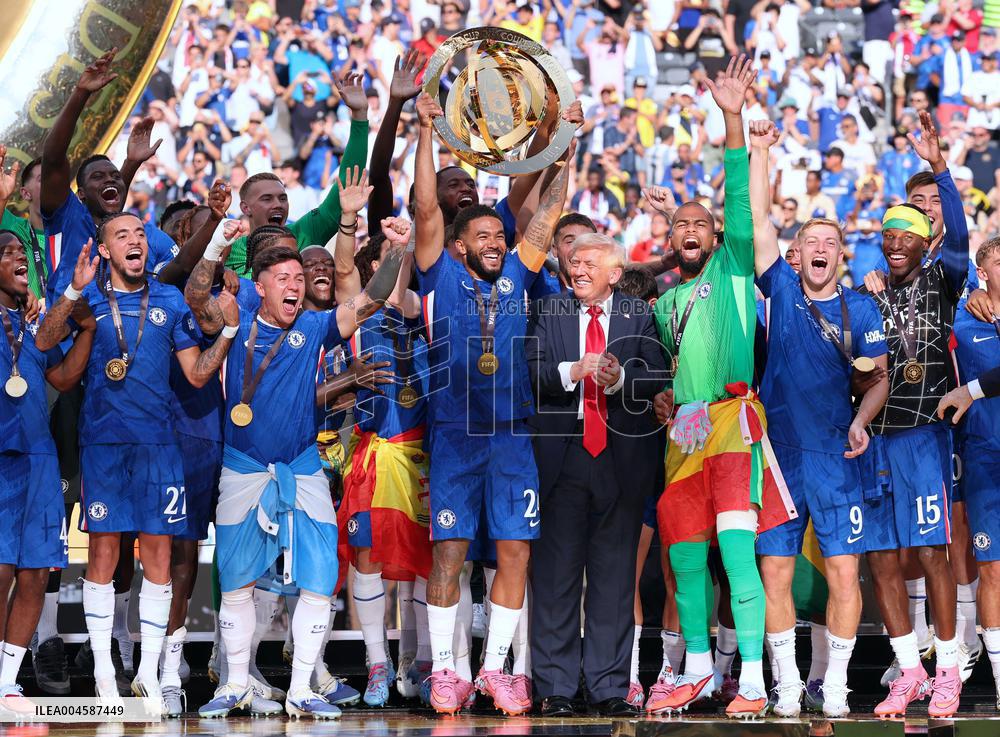 Chelsea Celebrate Club World Cup Win With President Trump