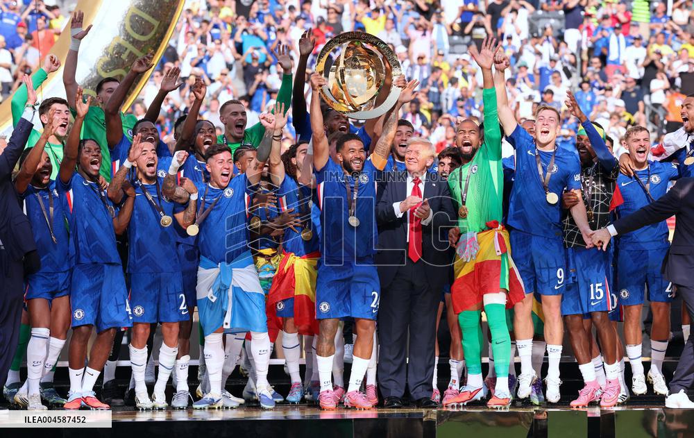 Chelsea Celebrate Club World Cup Win With President Trump