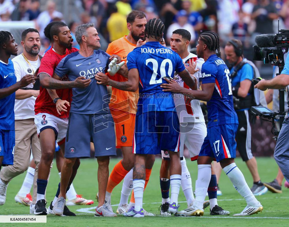 Donnarumma And Luis Enrique Confront Joao Pedro After Club World Cup Final - NJ