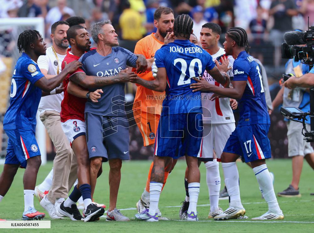 Donnarumma And Luis Enrique Confront Joao Pedro After Club World Cup Final - NJ
