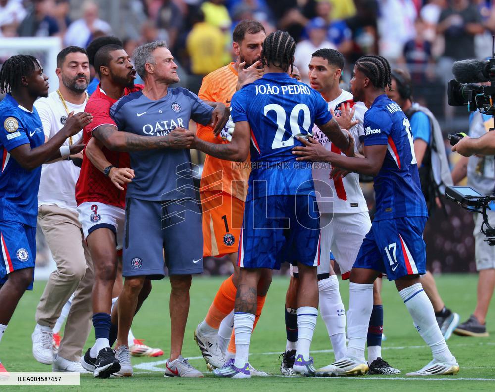 Donnarumma And Luis Enrique Confront Joao Pedro After Club World Cup Final - NJ