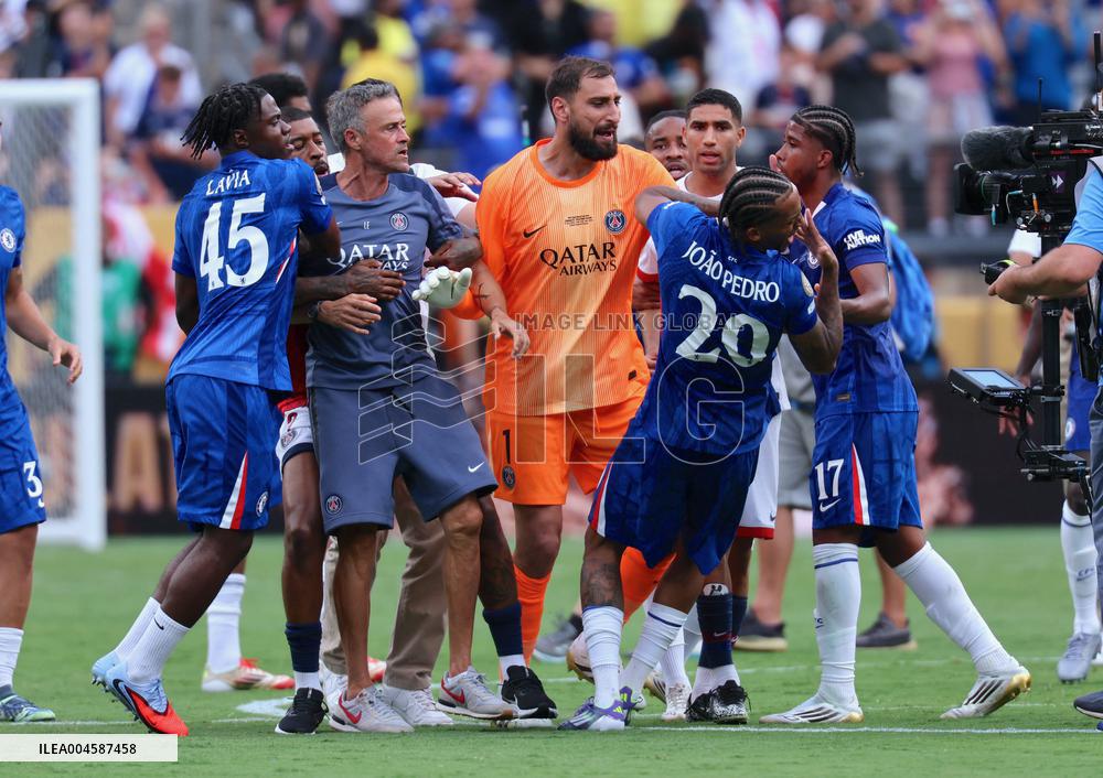 Donnarumma And Luis Enrique Confront Joao Pedro After Club World Cup Final - NJ