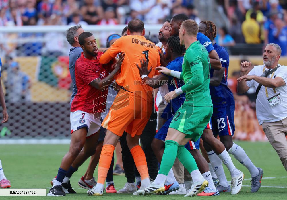 Donnarumma And Luis Enrique Confront Joao Pedro After Club World Cup Final - NJ