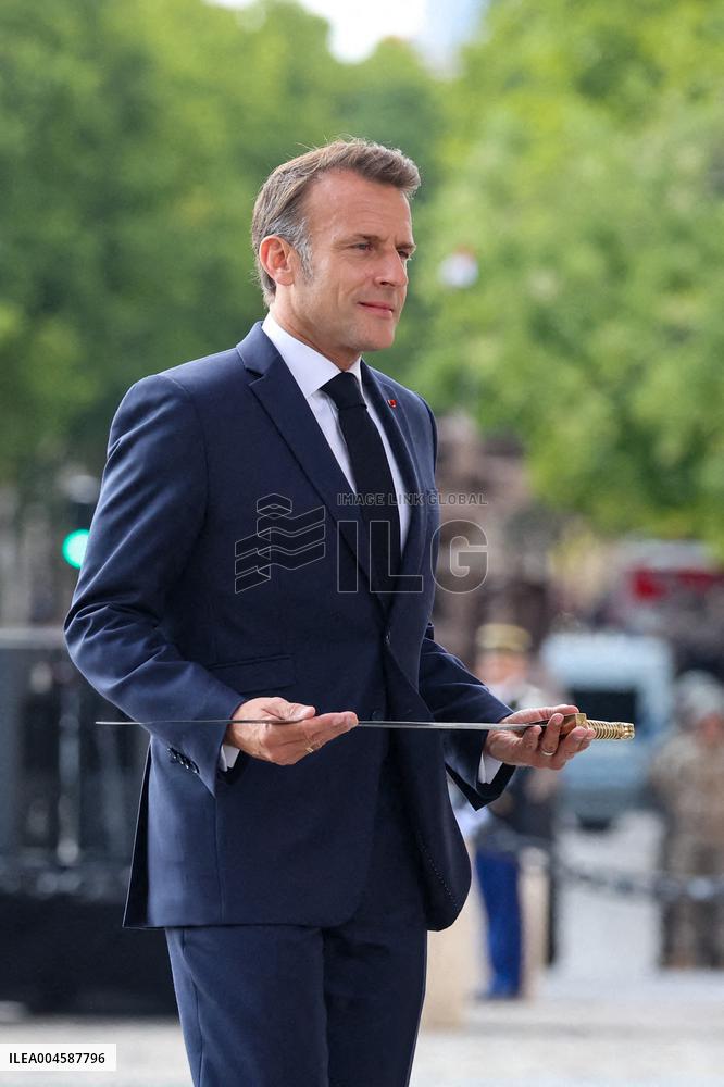 Macron at Bastille Day Parade - Paris