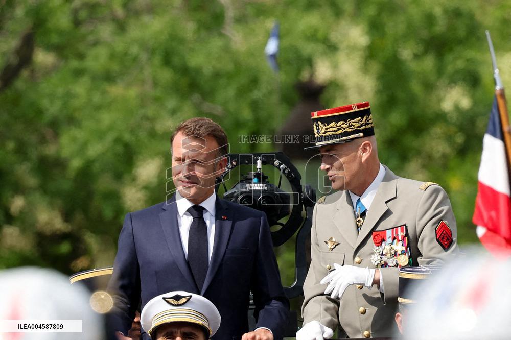 Macron at Bastille Day Parade - Paris