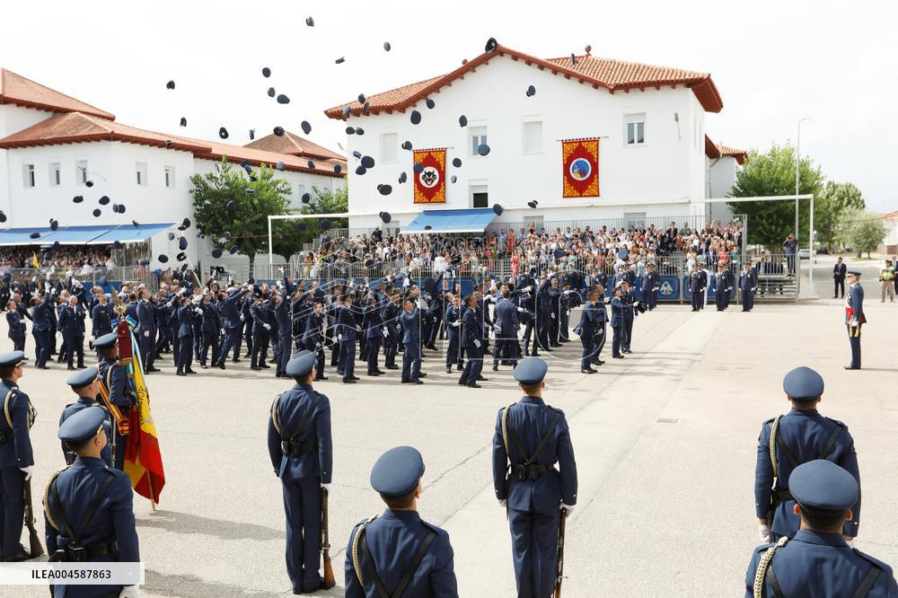 King Felipe VI during the delivery of Royal Dispatches at the General Air and Space Academy - San Javier