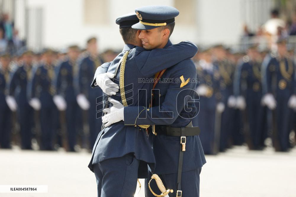 King Felipe VI during the delivery of Royal Dispatches at the General Air and Space Academy - San Javier
