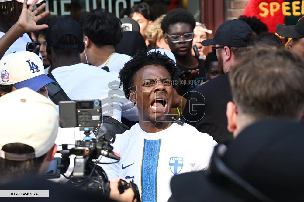 IShowSpeed visits Finland