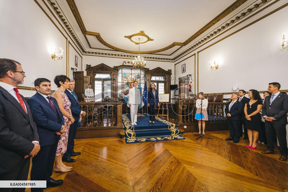 Princess Leonor receives the "Title of Adoptive Daughter of Marin" - Marin