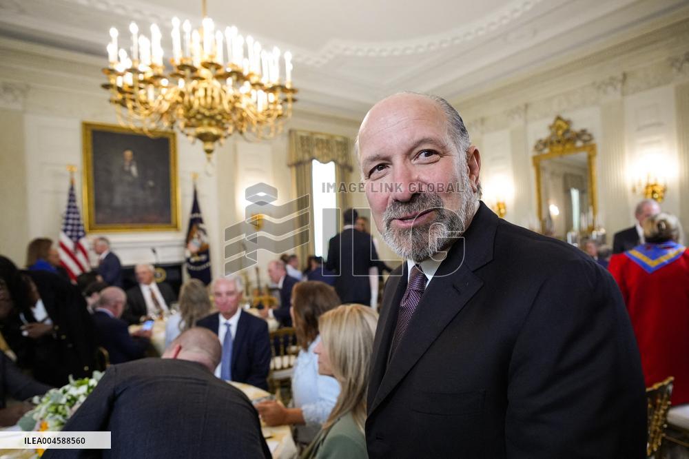 US President Donald Trump participates in the White House Faith Office Luncheon - Washington