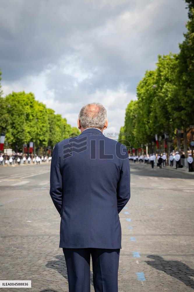 Macron at Bastille Day Parade - Paris