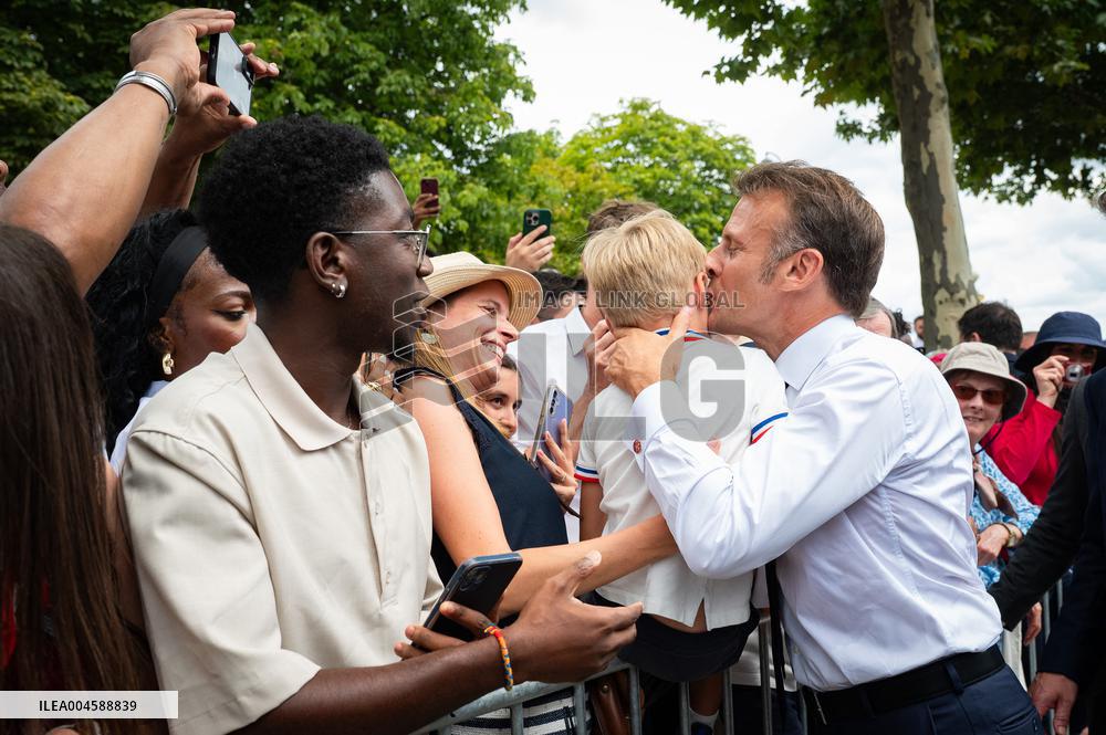 Macron at Bastille Day Parade - Paris