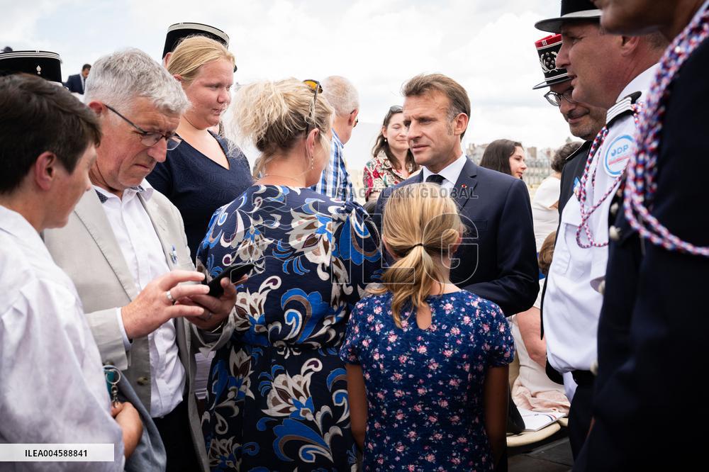 Macron at Bastille Day Parade - Paris