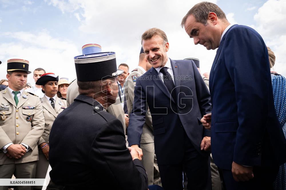 Macron at Bastille Day Parade - Paris