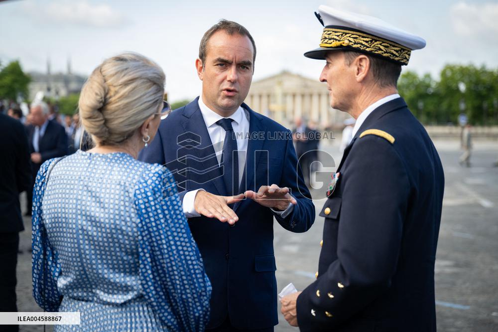 Macron at Bastille Day Parade - Paris