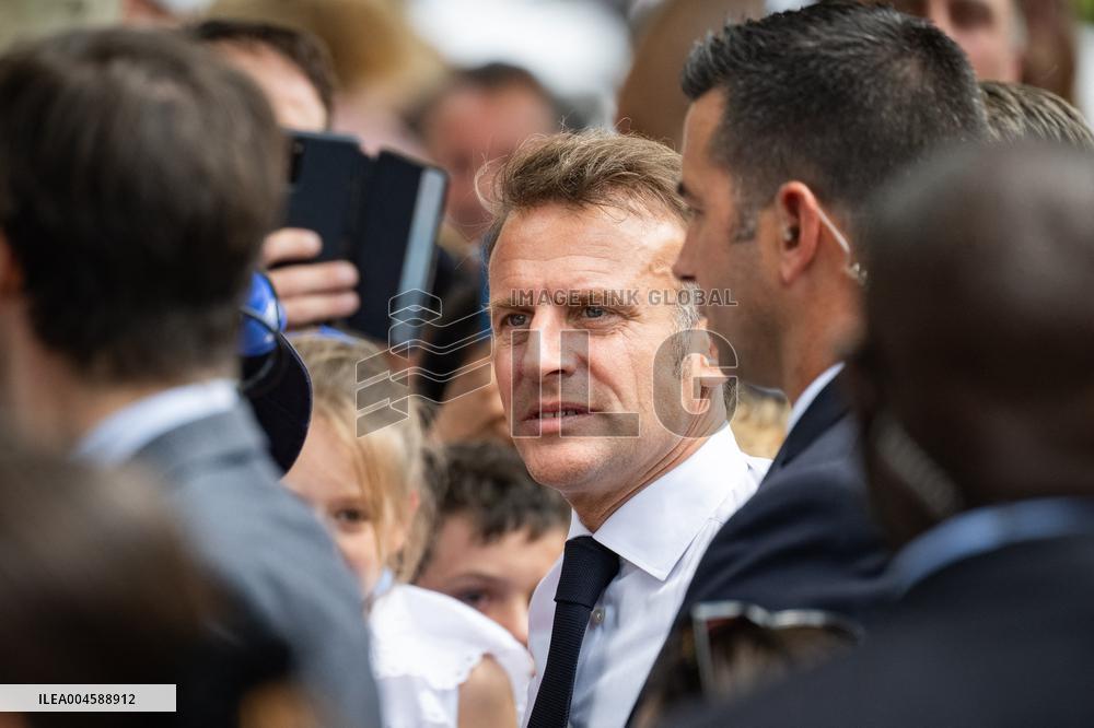 Macron at Bastille Day Parade - Paris