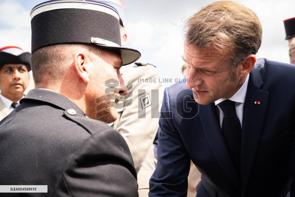 Macron at Bastille Day Parade - Paris