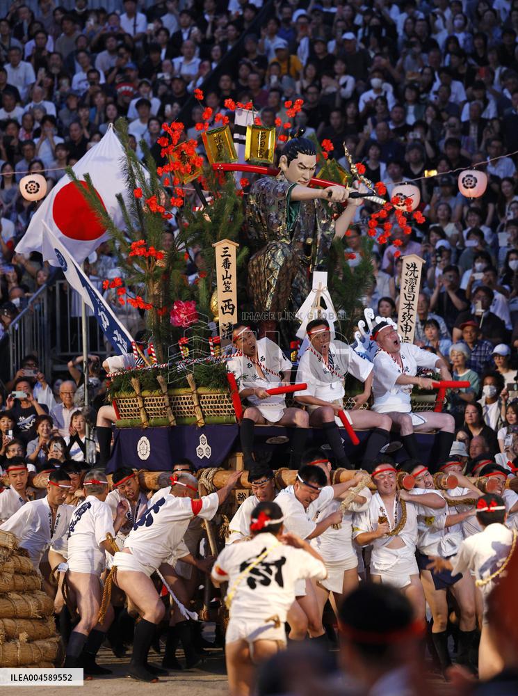 Hakata Gion festival in Fukuoka