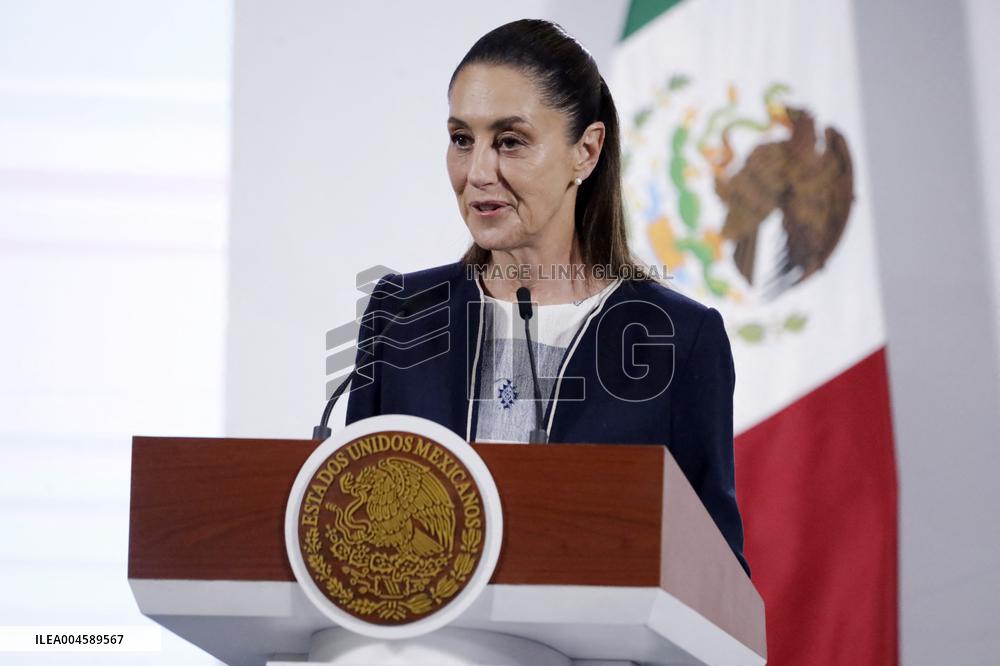 President Claudia Sheinbaum Holds Briefing - Mexico