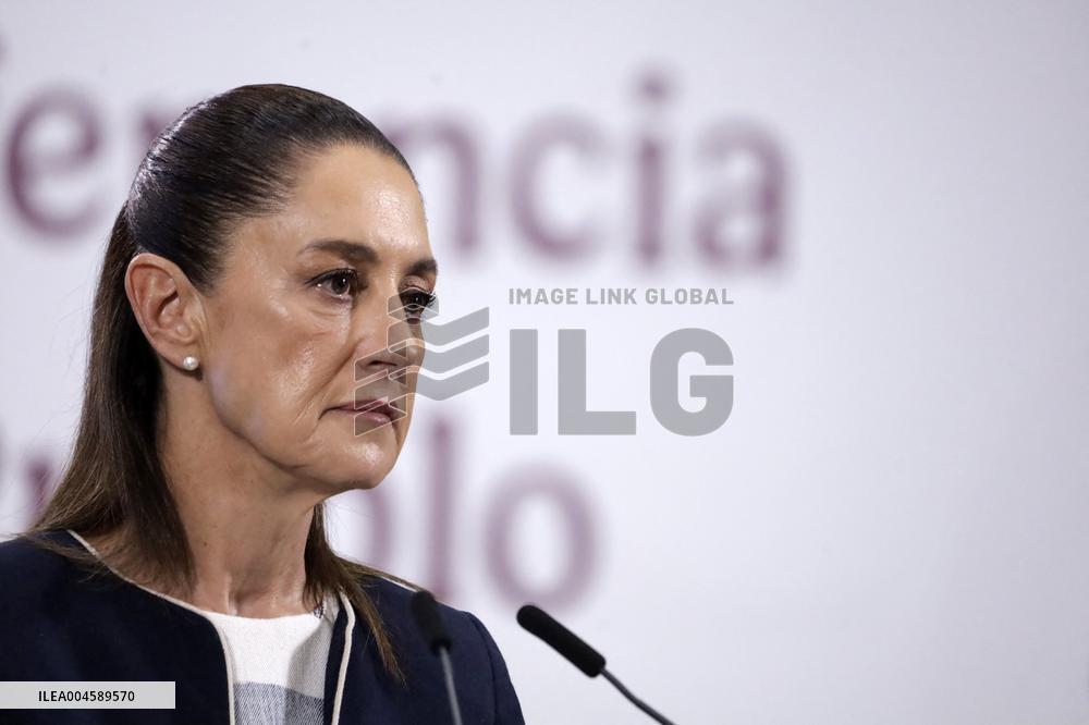 President Claudia Sheinbaum Holds Briefing - Mexico