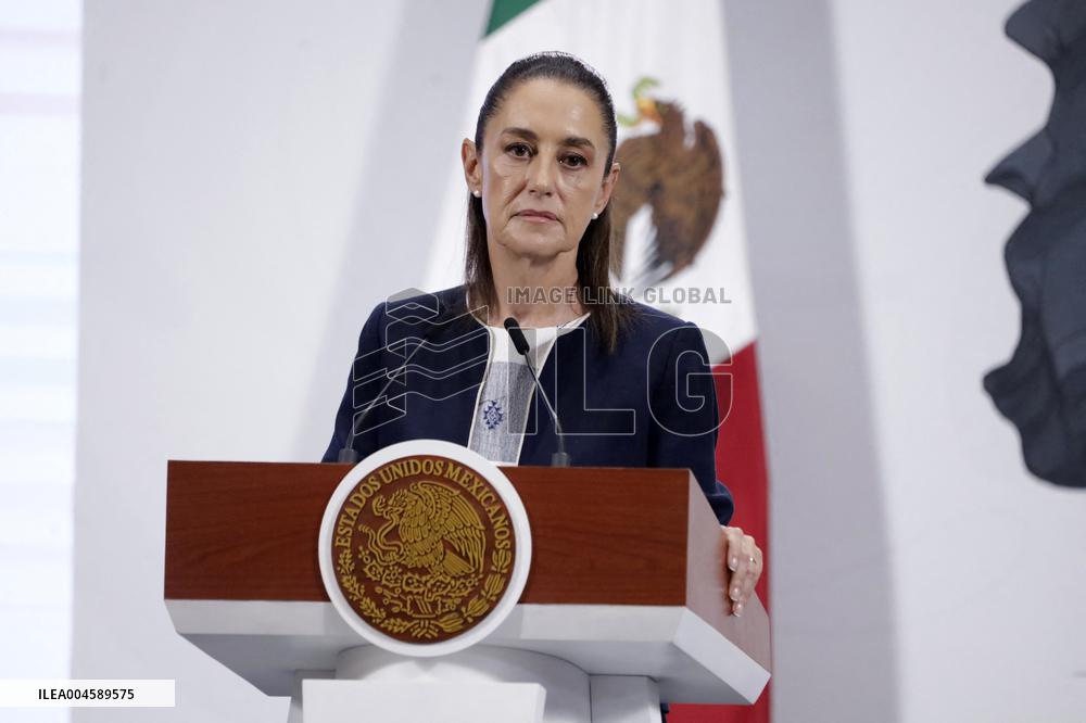 President Claudia Sheinbaum Holds Briefing - Mexico