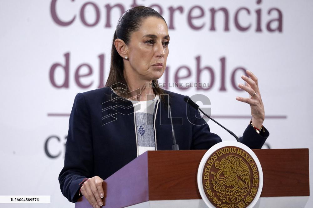 President Claudia Sheinbaum Holds Briefing - Mexico
