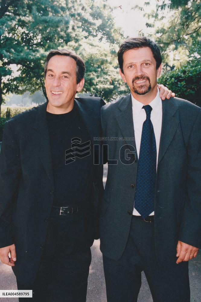 Thierry Ardisson and Patrick Chene - Paris