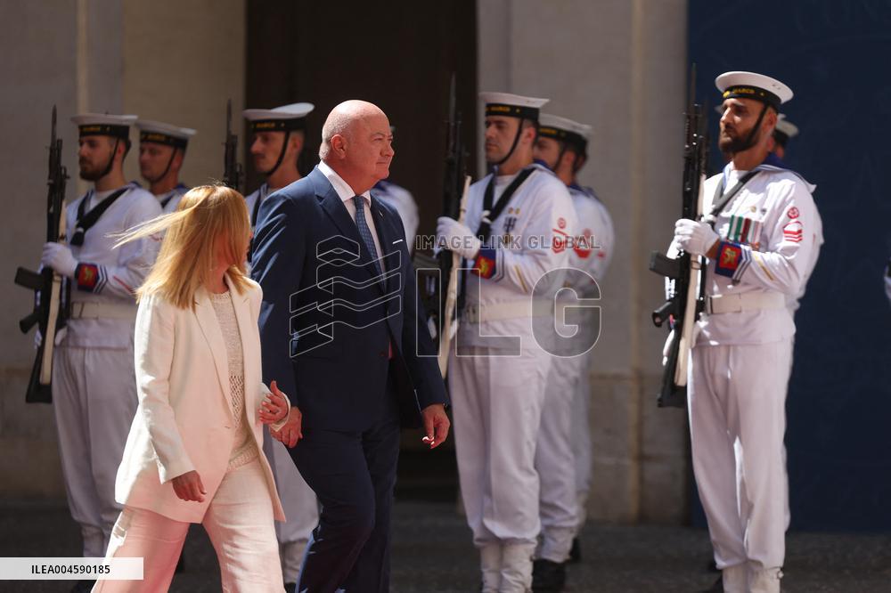 Meloni Meets with Austrian Federal Chancellor Christian Stocker - Rome
