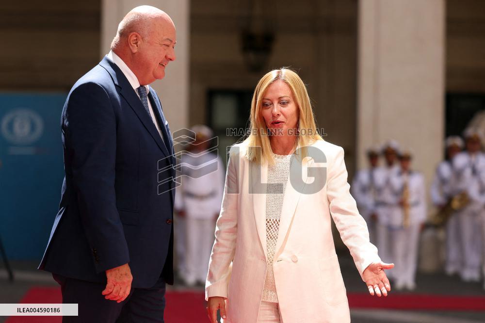 Meloni Meets with Austrian Federal Chancellor Christian Stocker - Rome