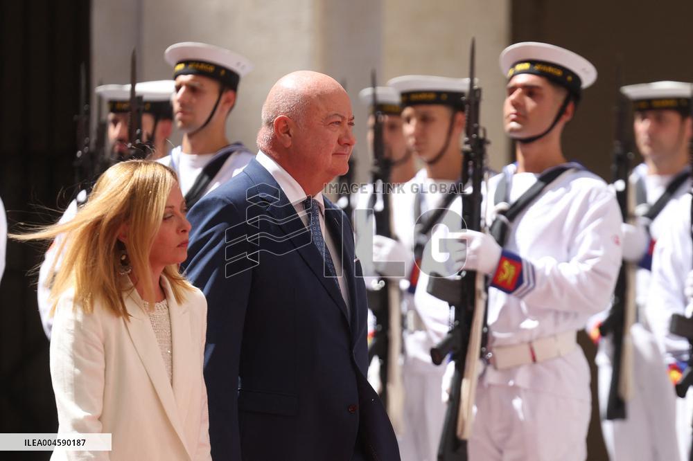 Meloni Meets with Austrian Federal Chancellor Christian Stocker - Rome