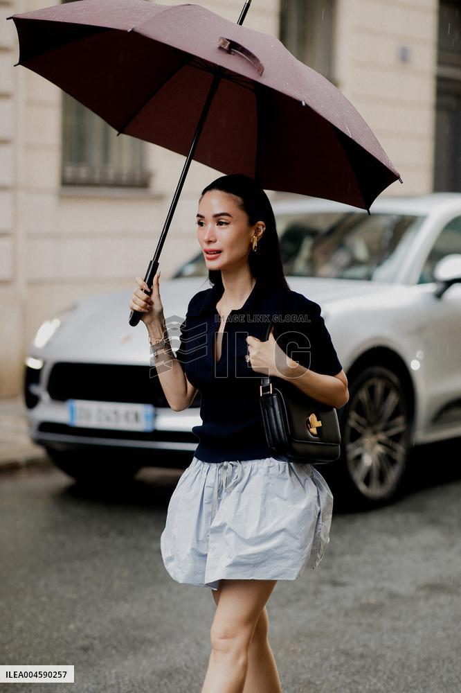 PFW - Patou Outside Arrivals