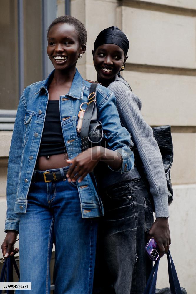PFW - Patou Outside Arrivals