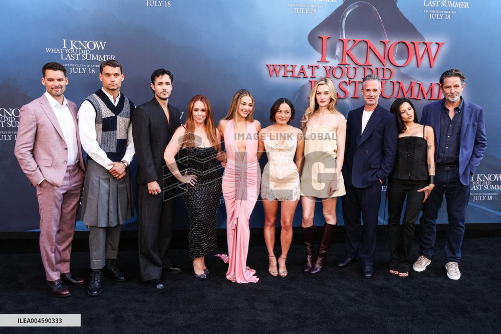 Los Angeles Premiere Of Columbia Pictures 'I Know What You Did Last Summer'