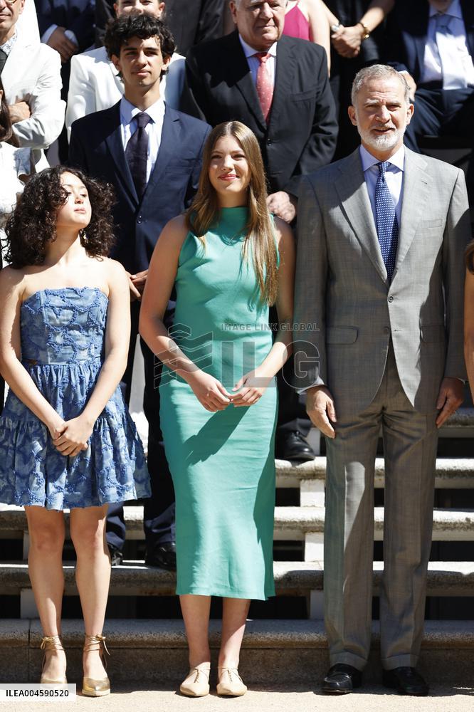 Queen Letizia Receives In Audience - Madrid