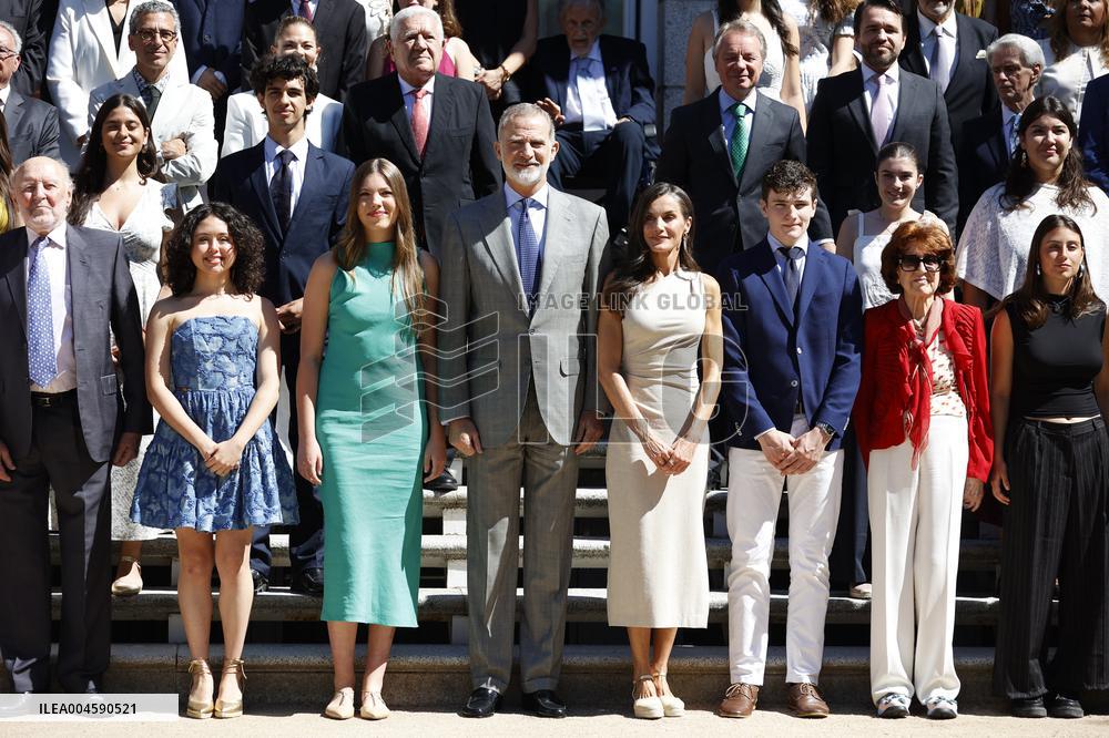 Queen Letizia Receives In Audience - Madrid