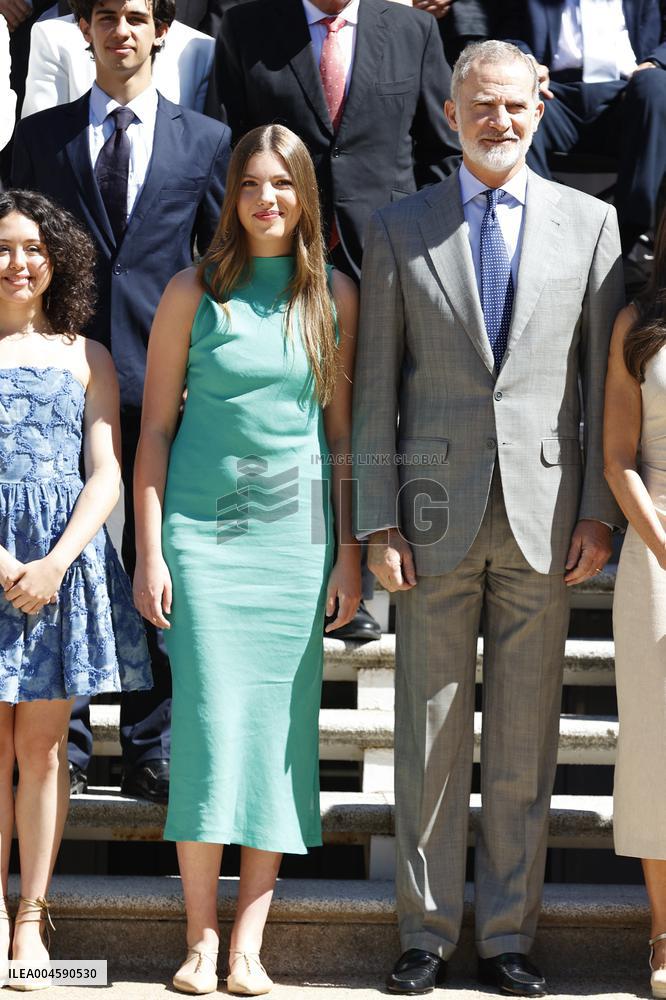 Queen Letizia Receives In Audience - Madrid