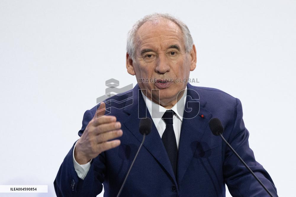 Francois Bayrou unveil the main guidelines of France 2026 budget - Paris