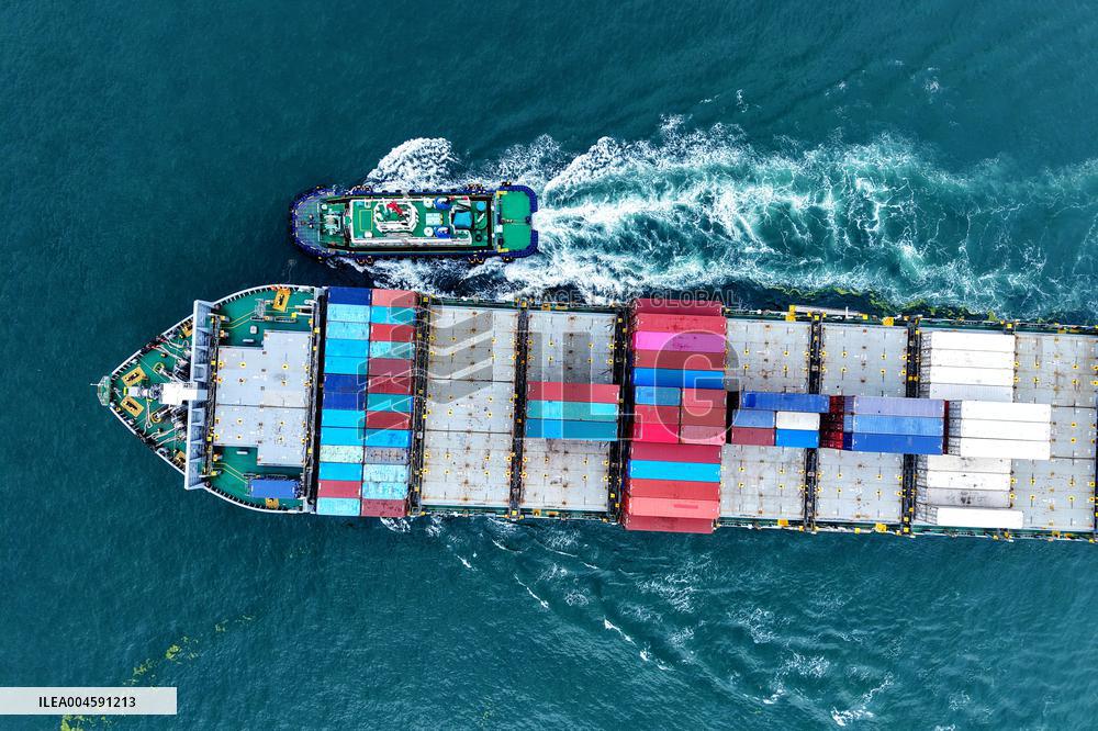 China Qingdao Container Trade