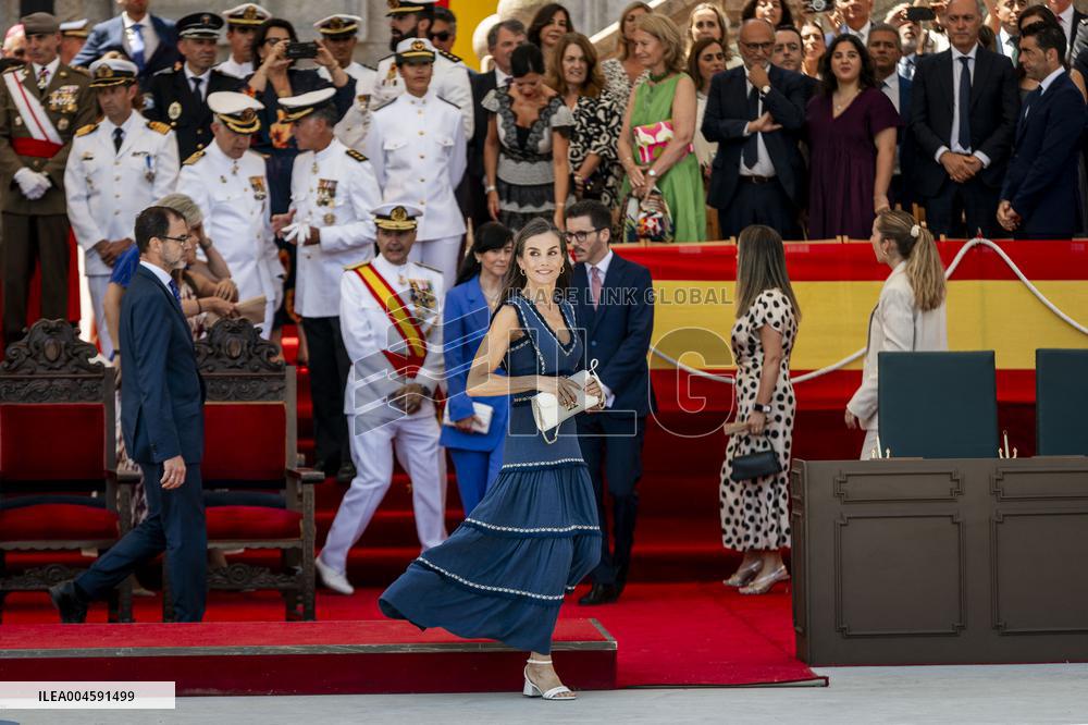 Royal Family Supports Princess Leonor at Flag Swearing Ceremony - Spain