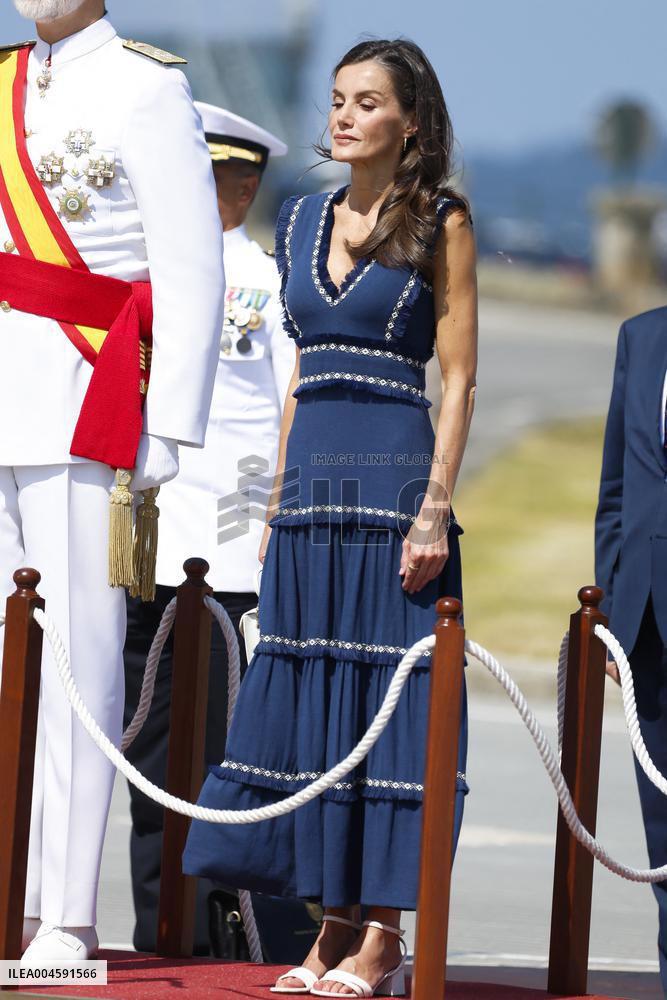 Royal Family Supports Princess Leonor at Flag Swearing Ceremony - Spain
