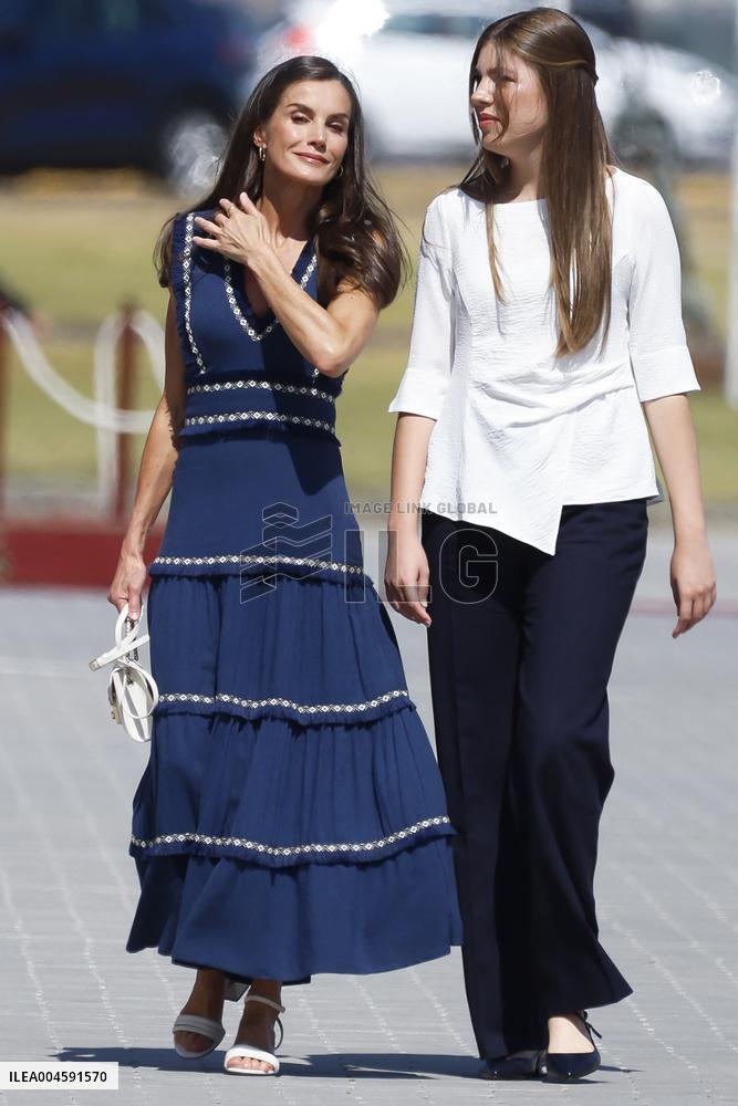 Royal Family Supports Princess Leonor at Flag Swearing Ceremony - Spain