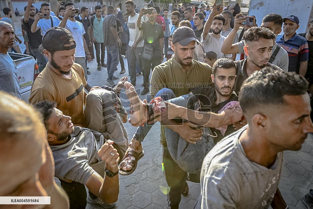 Gazans Killed and Wounded - Gaza City