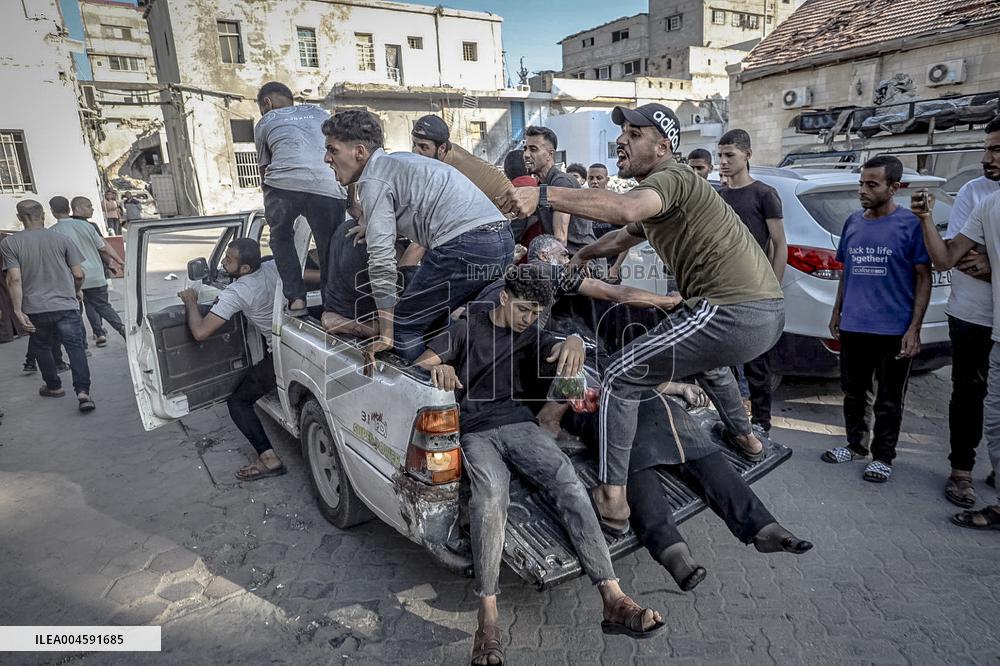 Gazans Killed and Wounded - Gaza City